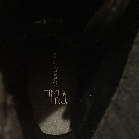 NWT Time and Tru Women's Three Buckle Bootie Faux Leather 6.5 - Picture 7 of 10
